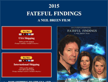 Tablet Screenshot of fatefulfindings.biz